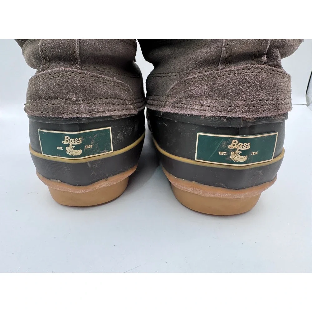 G.H. Bass‎ 10 Brown Duck Boots Men's Superior Leather Upper Winter